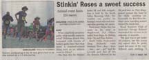 Scan of an article in the Gilroy Dispatch by writer Angela Young