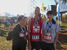 Winners of the Morgan Hill Marathon