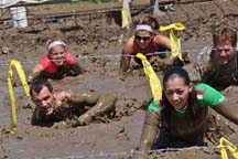 The mud pit of the Ranch Romp Mud Run, photo by Alheli Curry