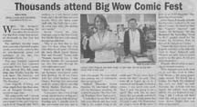 Scan of Big Wow article by Angela Young