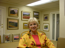 CJ Myers in her gallery