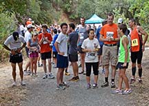 Runners waiting at the start line